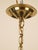 Metal Late Jugendstil Pendant Lamp in Brass and Opaline Glass, Vienna, Austria, 1900s For Sale - Image 7 of 11