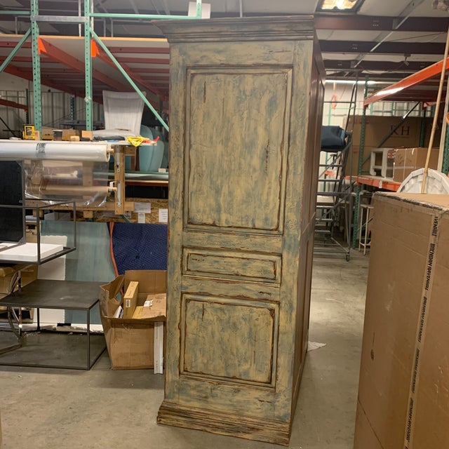 Industrial Woodland Furniture Armoire For Sale - Image 10 of 13