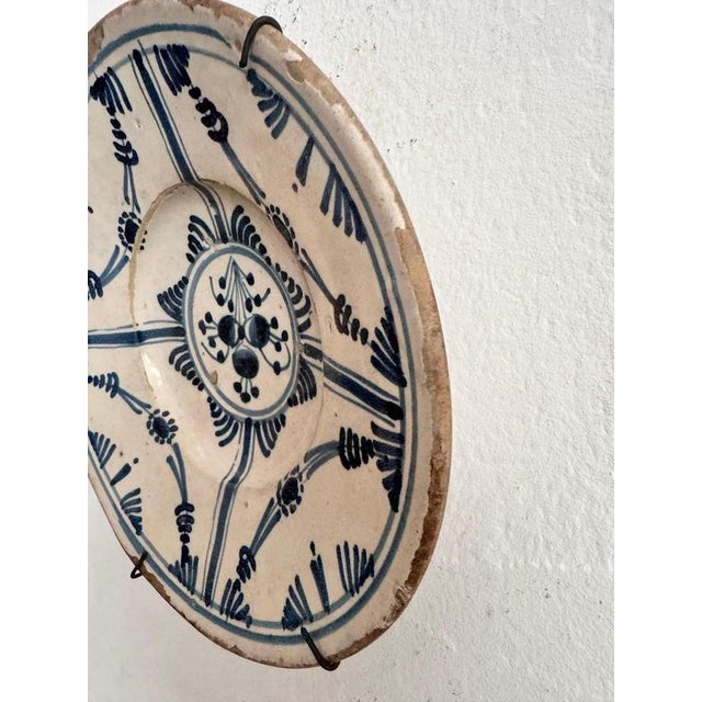 Ceramic Antique Early 20th Century Catalan Ceramic Plate For Sale - Image 7 of 15