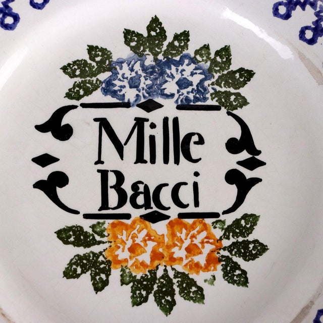 Vintage Majolica Plates, Set of 6 For Sale - Image 8 of 17