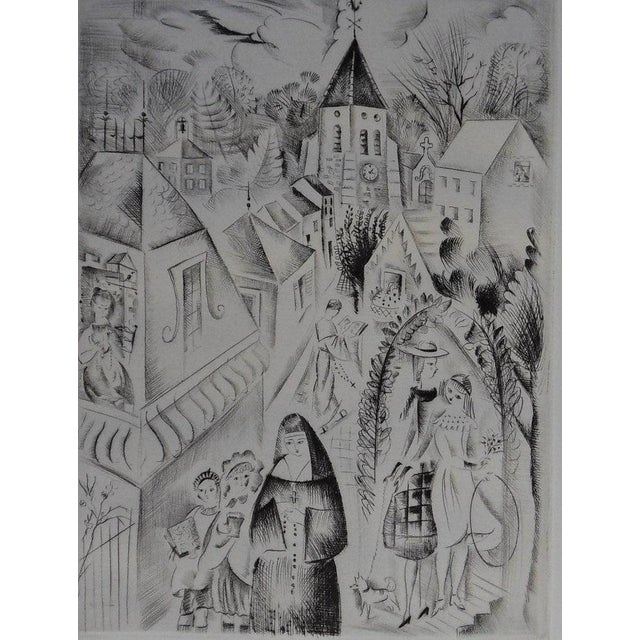 Mily Possoz, Fontenay, Etching For Sale - Image 8 of 8