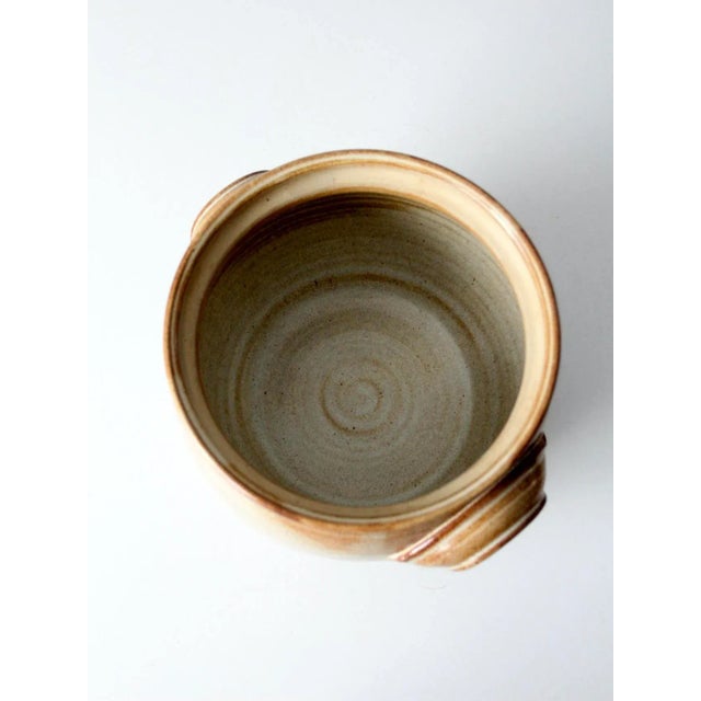 Vintage Studio Pottery Serving Bowl For Sale - Image 9 of 11