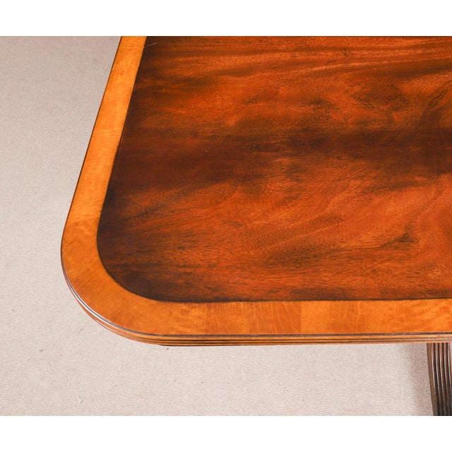 George III Revival Twin Pedestal Dining Table, 20th Century For Sale - Image 12 of 18