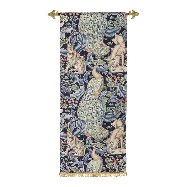 Forest Portiere Printed Tapestry - 178 X 68 Cm (5'10" X 2'3") - Requires Rod Size Size 2 For Sale