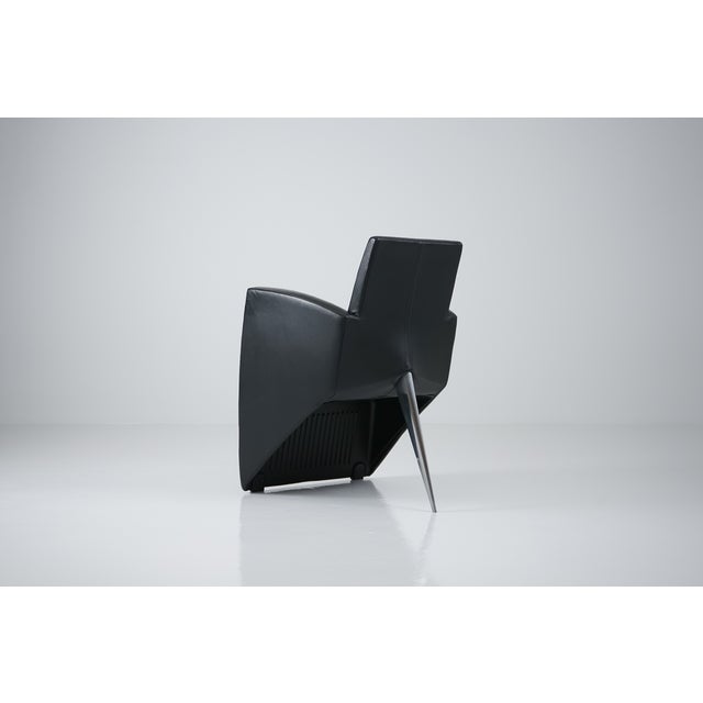 Postmodern J Long Series Chair by Philippe Starck for Aleph Driade, 1992 For Sale - Image 3 of 11