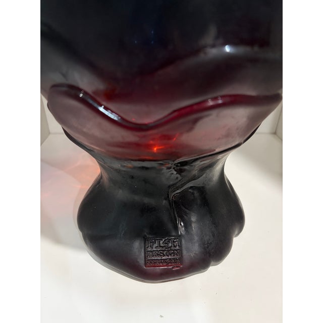 1990s Gaetano Pesce Medusa Large Resin Vase for Fish Design, Italy 1995, Signed For Sale - Image 5 of 10