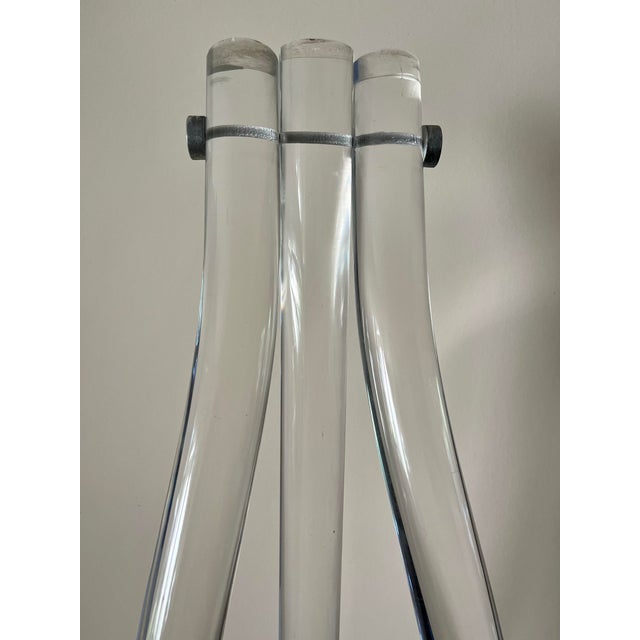 Rare 1970's Large Lucite Art Easel For Sale - Image 4 of 12