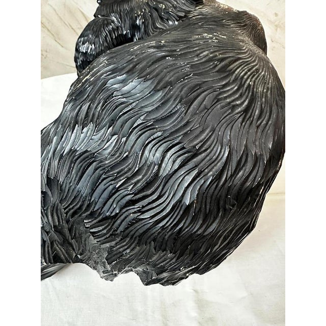 Japanese Wooden Bear, 1960s For Sale - Image 10 of 12