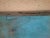 Antique Blue Painted Wooden Bench For Sale - Image 4 of 5