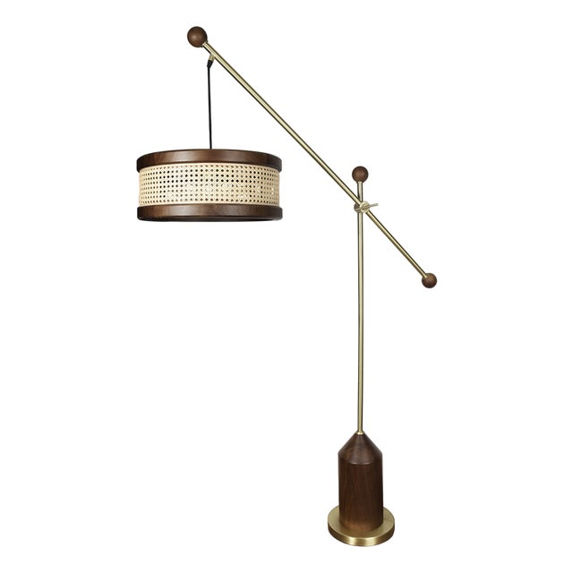 Hamilton Floor Lamp by Wood Tailors Club For Sale