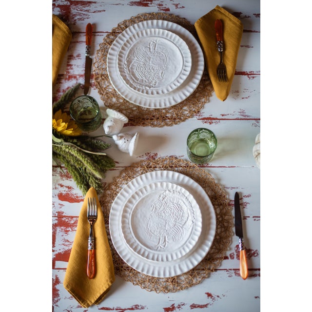 VIETRI VIETRI Pietra Tacchino Figural Salt and Pepper Shakers - A Pair For Sale - Image 4 of 7