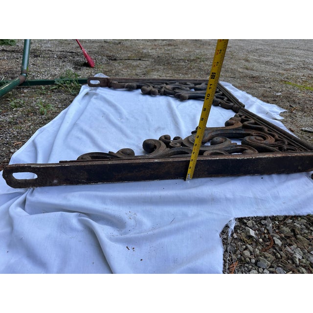 We have a pair of cast iron corbels from a "French Chateau" constructed in Michigan overlooking Lake Charlevoix (the...