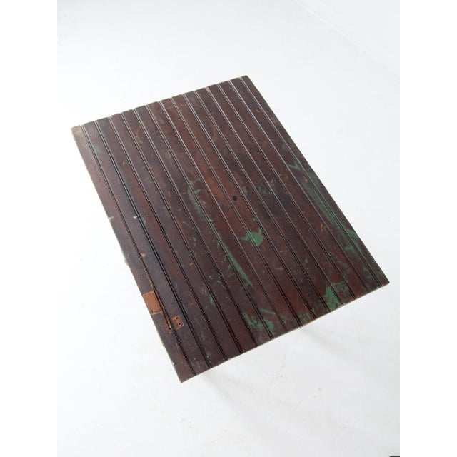 Early 20th Century Vintage Farmhouse Side Table For Sale - Image 5 of 12