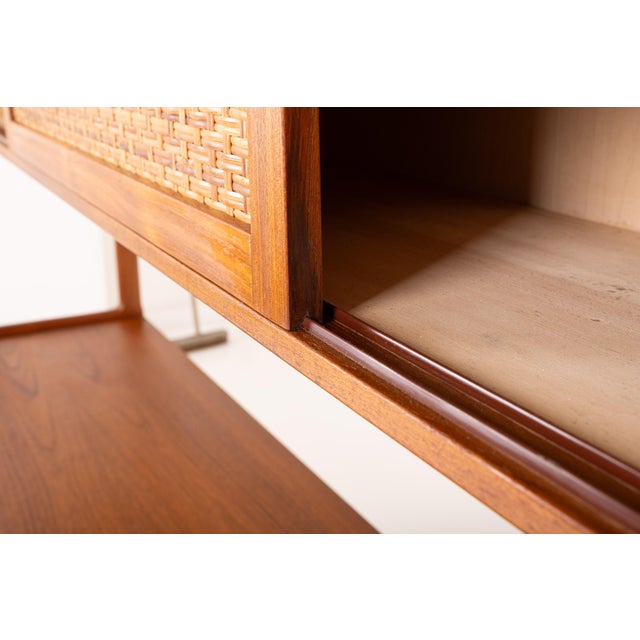 Model Ry20 Sideboard in Teak and Rattan by Hans J. Wegner for Ry Mobler, 1950s For Sale - Image 10 of 14
