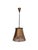 A unique, handmade pendant lamp in red copper, in the Brutalist style of the 1960s–70s. A highly artistic design...