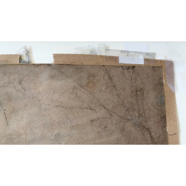 Pierre Picot Signed Pencil Drawing For Sale - Image 9 of 13