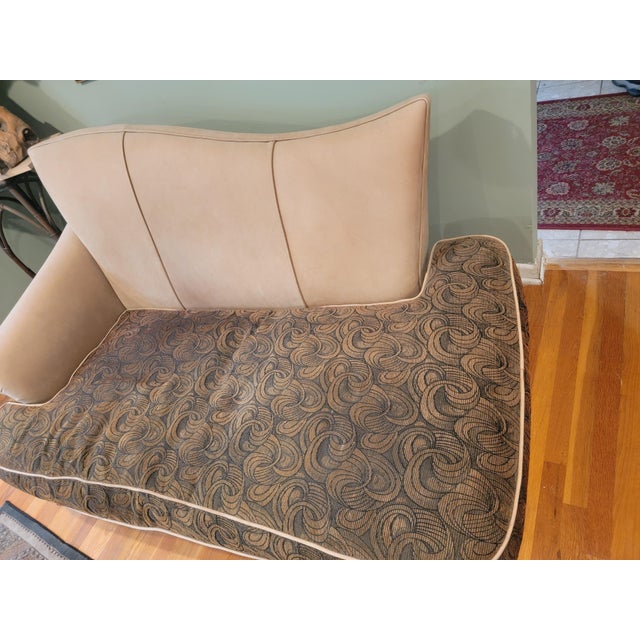 Modern Vintage Thayer Coggin Chaise For Sale - Image 3 of 10
