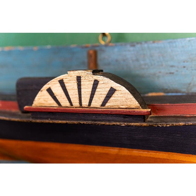 Late 19th-Early 20th Century Pair of Half Hulls Models For Sale - Image 4 of 17