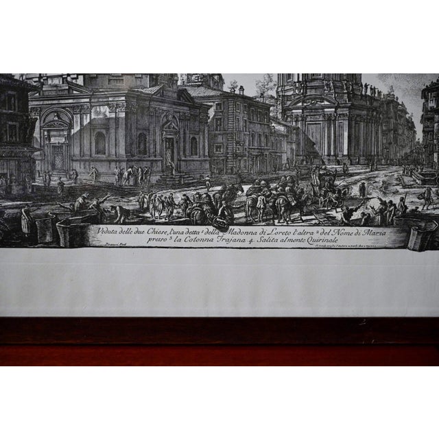 Giovanni Battista Piranesi, Views of Rome Piazza Venezia Trajan's Columns, 1800s, Engraving For Sale - Image 6 of 12