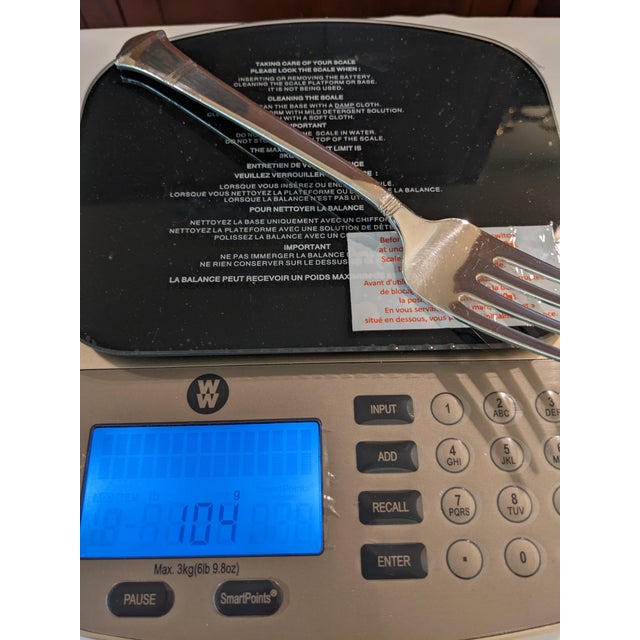 Sterling Silver Tiffany "Windham" Serving Cold Meat Fork, No Monograms For Sale - Image 10 of 11
