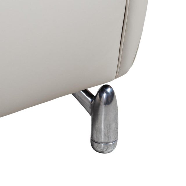 Modern Pupilla Corner Sofa in Cream Leather from Leolux For Sale - Image 3 of 13