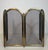 Neoclassical Style 4 Panel Brass Fire Screen and Grille For Sale - Image 9 of 12
