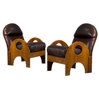 Set of Arcata Chairs by Gae Aulenti for Poltronova, 1960s For Sale