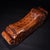 Vintage Chinese Boxwood Carved Beast Head Pillow With Gem Inlay - 750g For Sale In Los Angeles - Image 6 of 9