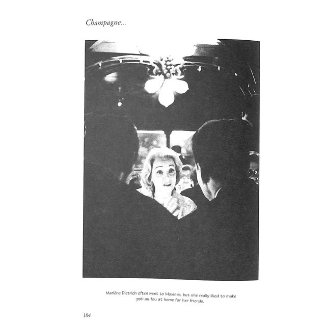 "Champagne... And Real Pain Celebrities in Paris in the Fifties" 1998 Nolan, Maggi For Sale - Image 4 of 8