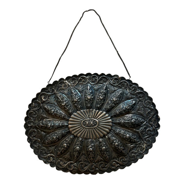 Turkish Sterling Silver Wedding Mirror For Sale