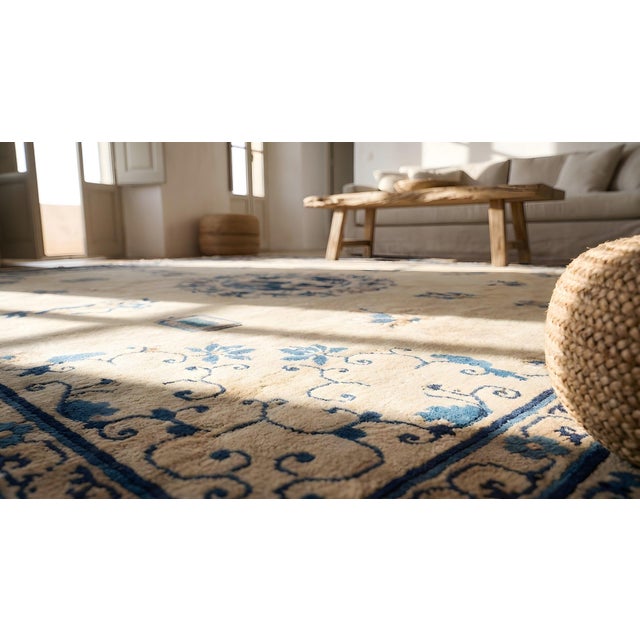 Early 20th Century Chinese Peking Carpet For Sale - Image 11 of 11