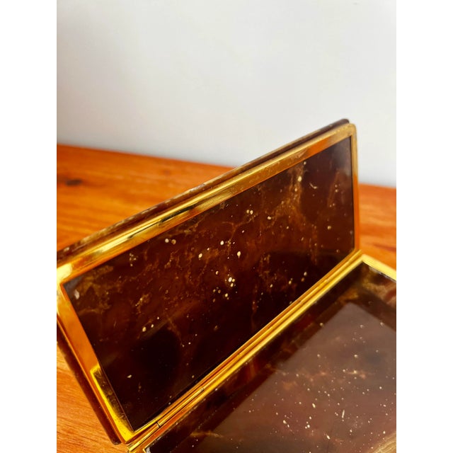 Mid 20th Century Italian Brown Alabaster Jewelry Box For Sale In New York - Image 6 of 6