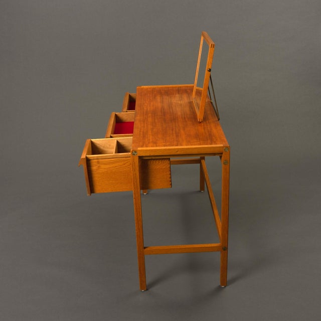 1960s Small Desk by Bertil Fridhagen for Svenska Möbelfabrikerna, Bodafors, 1960 For Sale - Image 5 of 12