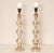 English Country Home Vintage Glass Table Lamps French Country Lamps Faux Mercury Silver Glass Modern - A Pair For Sale - Image 4 of 10