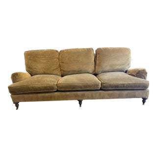 Lee Industries Custom Velvet Sofa Set (3895-03) For Sale