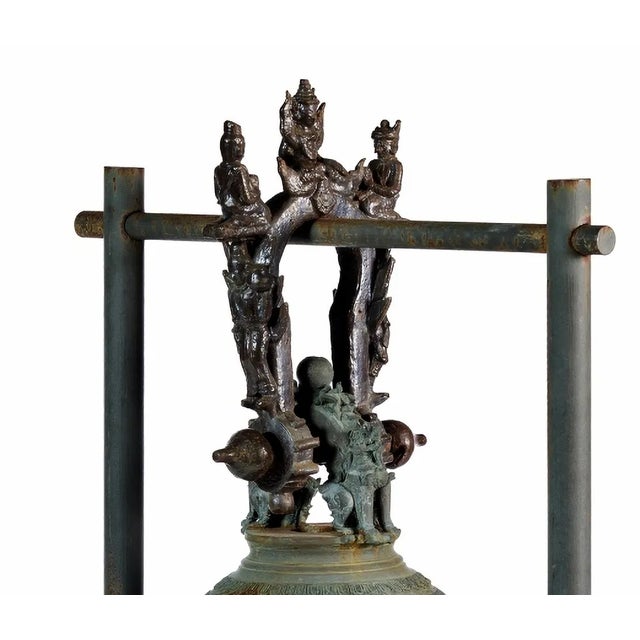 Second Half of the 19th Century Japanese Temple Bell (Bonshô) For Sale - Image 4 of 6