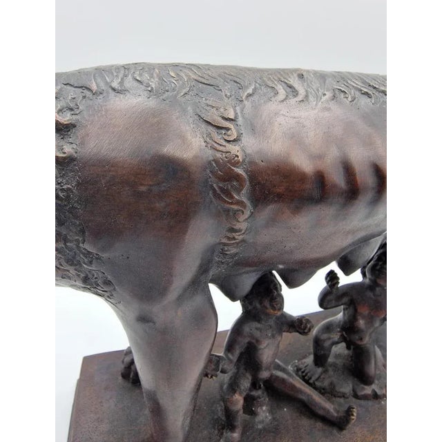 1980s Roman She-Wolf, 1980s, Bronze For Sale - Image 5 of 10