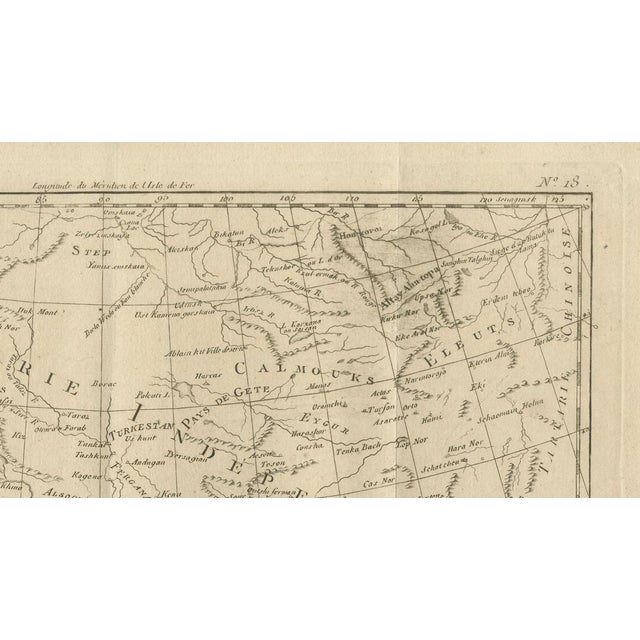 Antique Map of Georgia and Tartary, 1780 For Sale - Image 6 of 11