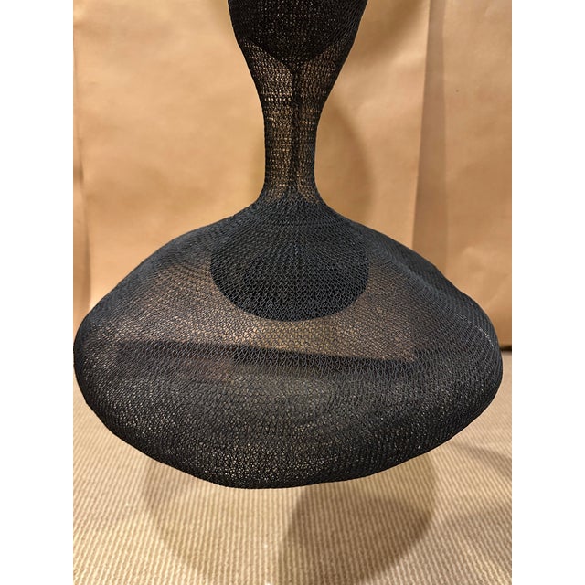 Metal Contemporary Metal Wire Hanging Sculpture For Sale - Image 7 of 12