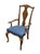 DREXEL HERITAGE Solid Walnut Early American Traditional Dining Arm Chair 186-810 43" High 25" Wide 25.5" Deep Seat: 19"...
