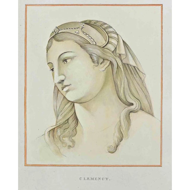 Thomas Holloway, Portrait of the Clemency, 1810, Etching For Sale