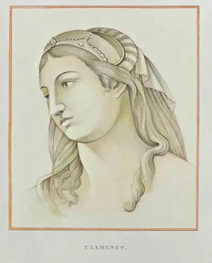 Thomas Holloway, Portrait of the Clemency, 1810, Etching