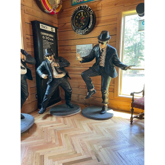1990s Life-Size, Jake and Elwood Blues Brothers Fiberglass Figures For Sale - Image 5 of 9