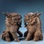 Asian Late 19th Century Pair of Painted Bronze Qilin Figurines, 10000g Total, Mythical Beasts For Sale - Image 3 of 9