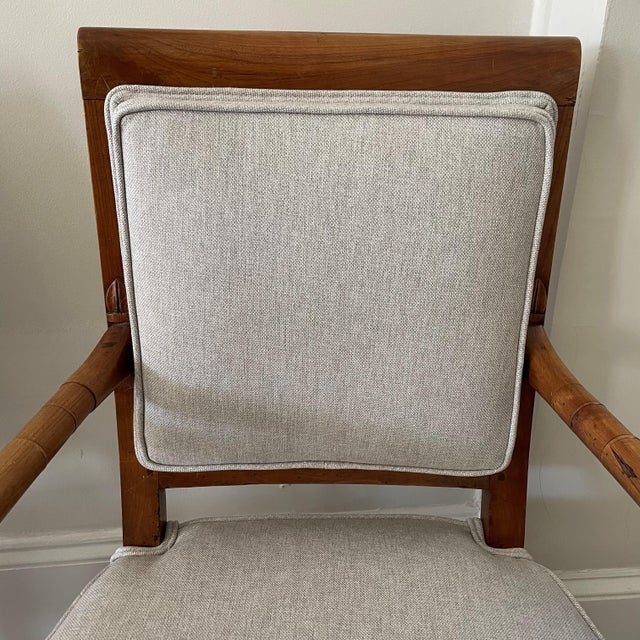 Chocolate Pair of Early 19th Century French Armchairs For Sale - Image 8 of 10