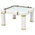 Tommaso Barbi Midcentury Italian Modern Porcelain Square Coffee Side Table For Sale - Image 13 of 13