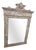 Large 19th Century Antique French Painted Carved Wood Mirror For Sale
