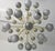 Fabio Ltd 21st Century Nova Polished Brass Glossy Gray Murano Sputnik Chandelier by Fabio LTD For Sale - Image 4 of 7