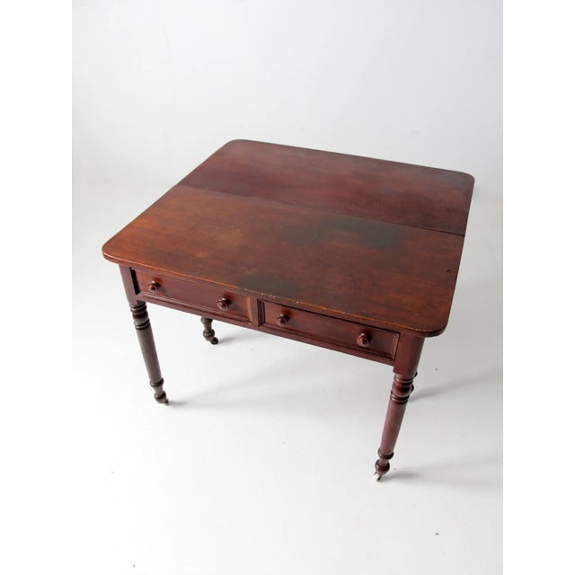 Early 20th Century Antique Writing Desk For Sale - Image 5 of 16