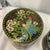 Metal Vintage Chinese Cloisonné Trinket Box Trio – Black Enamel & Floral For Sale - Image 7 of 9